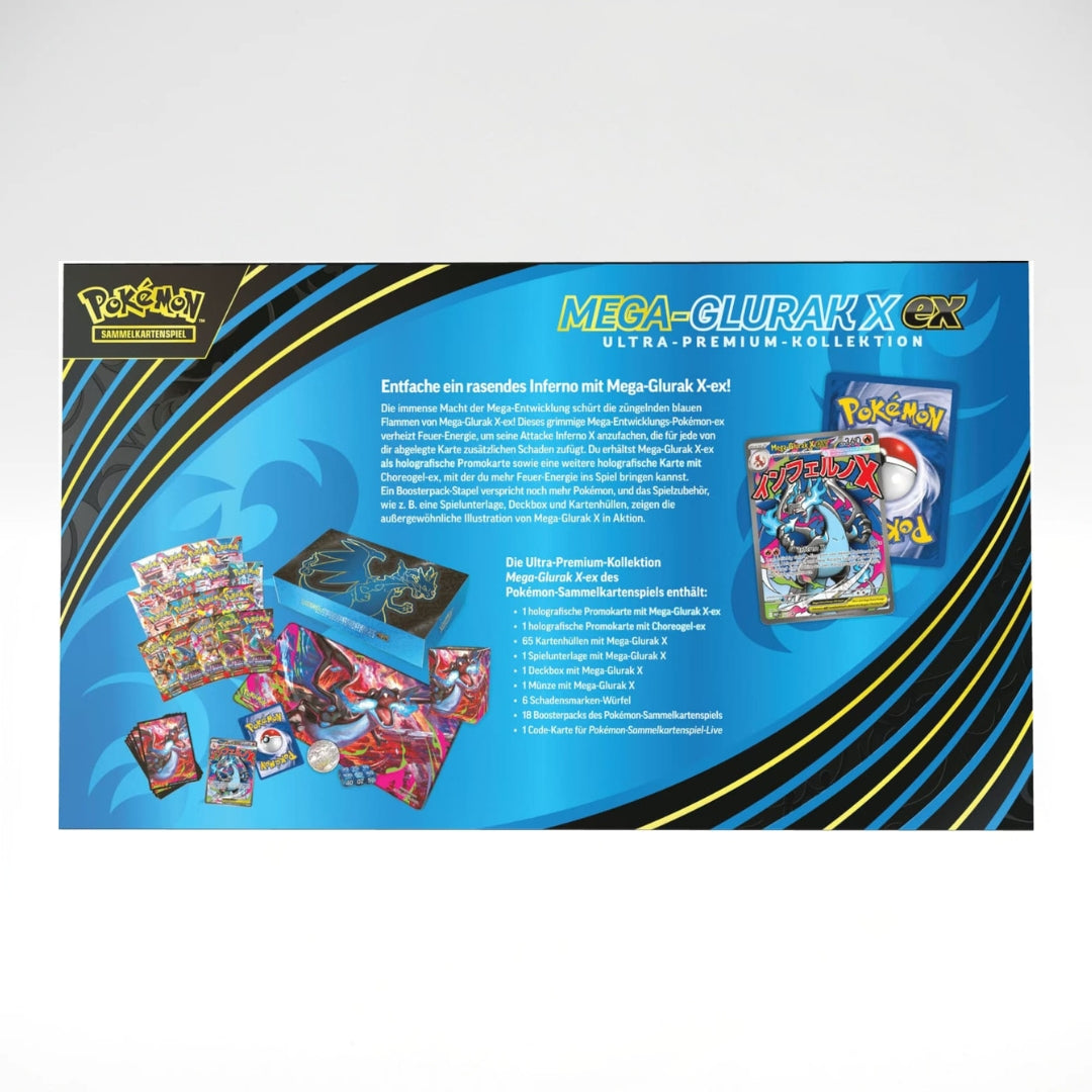 Pokémon – Mega‑Glurak X‑ex Ultra‑Premium‑Kollektion