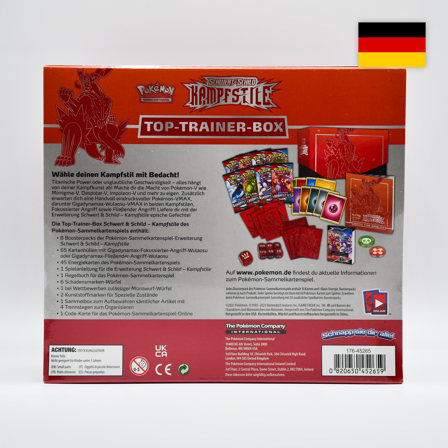 Pokemon Kampfstile Top Trainer Box (Single Strike) (Deutsch)
