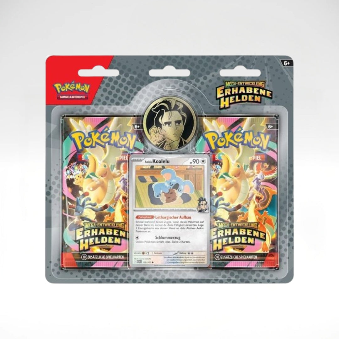 Pokemon Erhabene Helden: Aokis Koalelu 2-Pack Blister (DE)