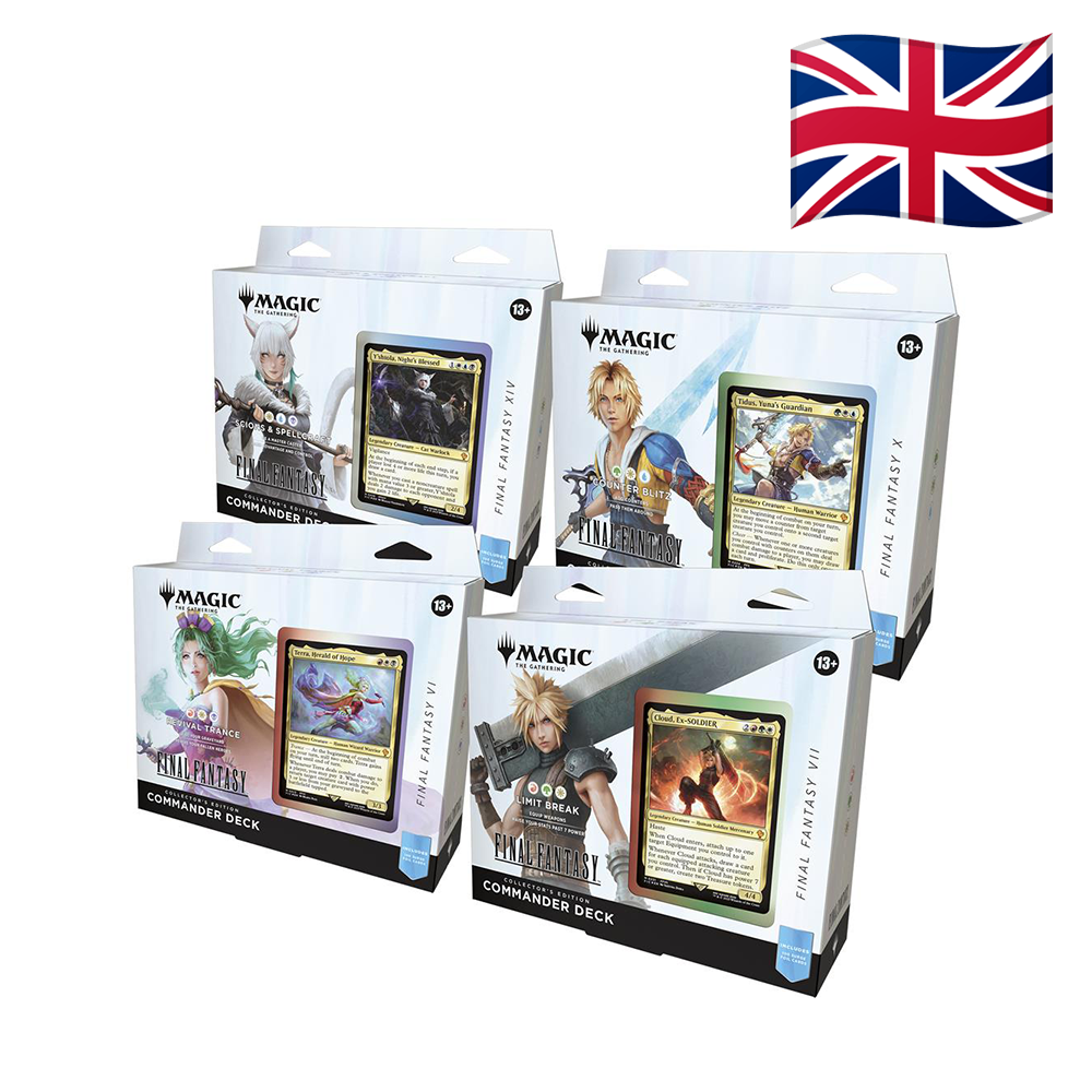 Magic: The Gathering- Final Fantasy: Collectors Edition Commander Deck Display (4 Decks - Englisch)