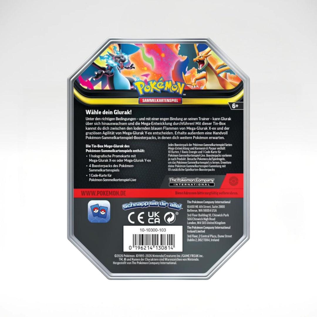Pokemon Mega Glurak X ex Tin-Box (DE)