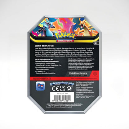 Pokemon Mega Glurak X ex Tin-Box (DE)