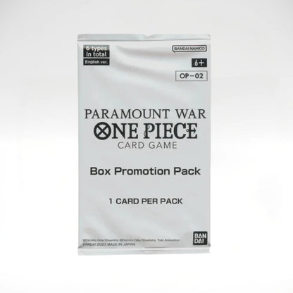 One Piece OP 02 - Paramount War Box Promotion Booster (Englisch)