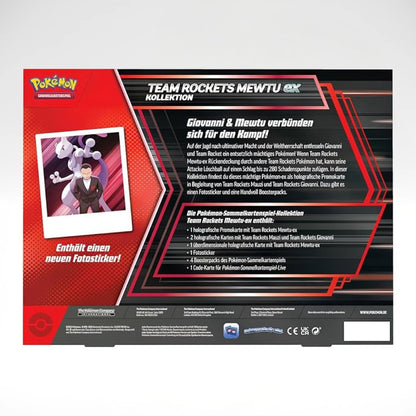 Pokemon Team Rockets Mewtu ex Kollektion (DE)