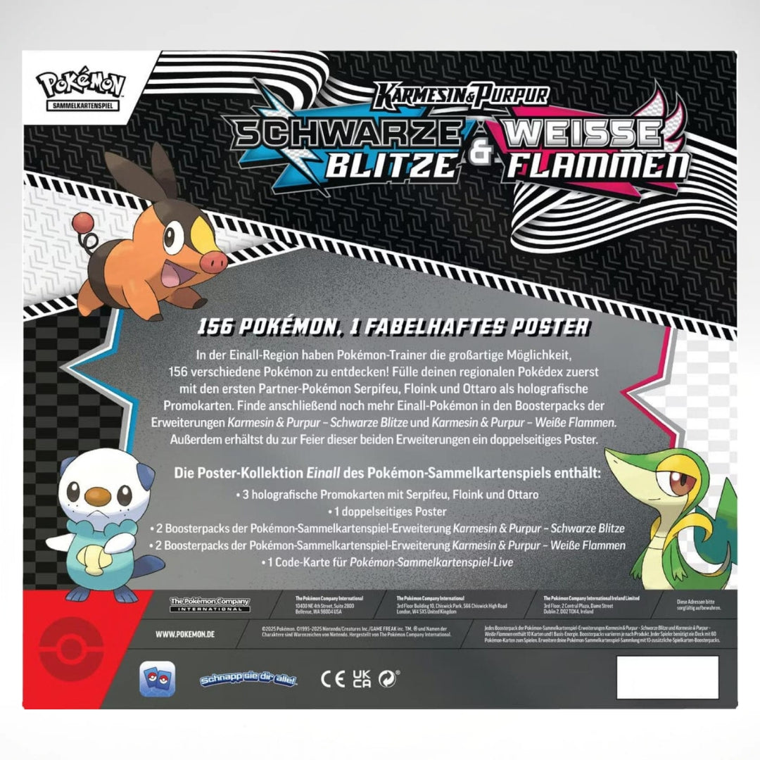 Pokemon Schwarze Blitze & Weiße Flammen: Poster Kollektion (DE)