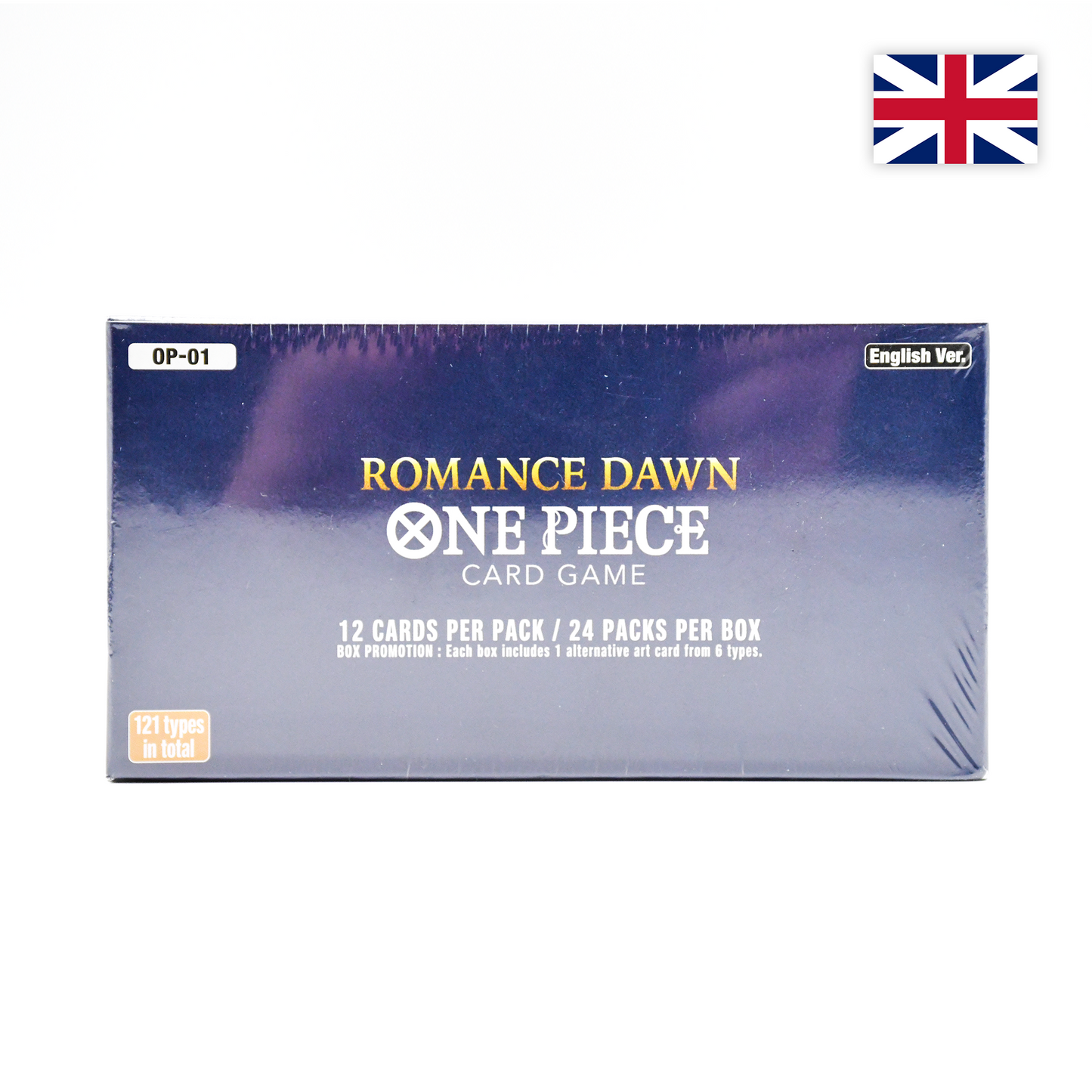 One Piece Card Game - Romance Dawn 1. Print (Blue Bottom) - Display OP-01 (Englisch)