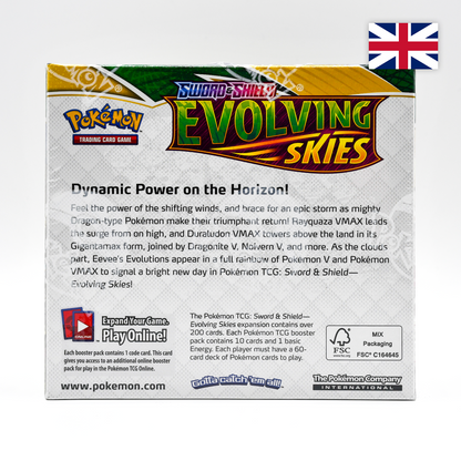 Pokemon Evolving Skies Display (Englisch)