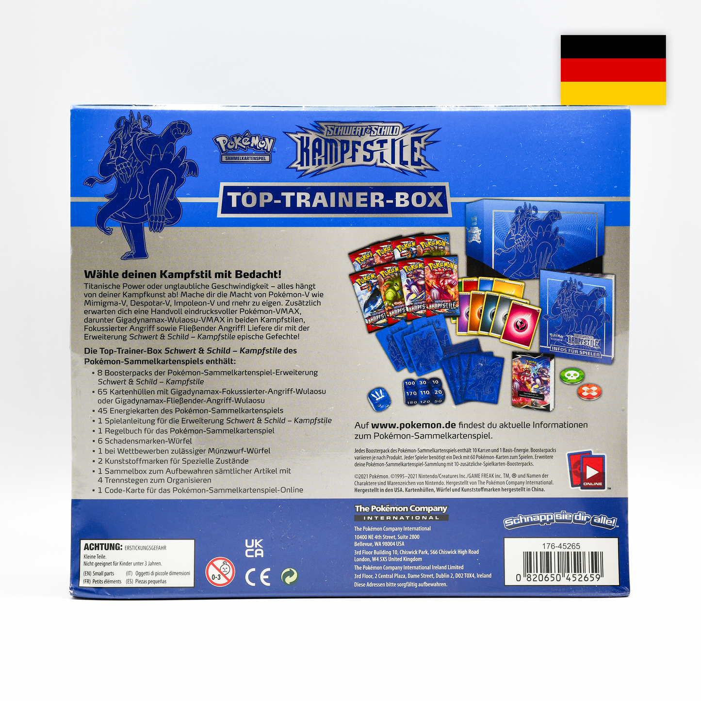 Pokemon Kampfstile Top Trainer Box (Rapid Strike) (Deutsch)