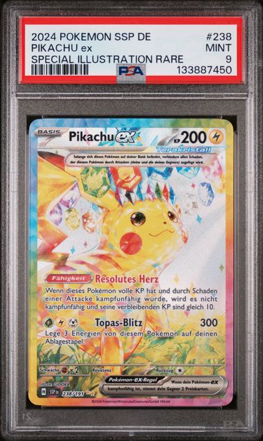 Pokemon Pikachu ex  – Special Illustration Rare (DE)