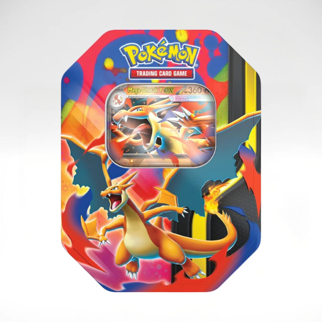 Pokemon Mega Glurak Y ex Tin-Box (DE)