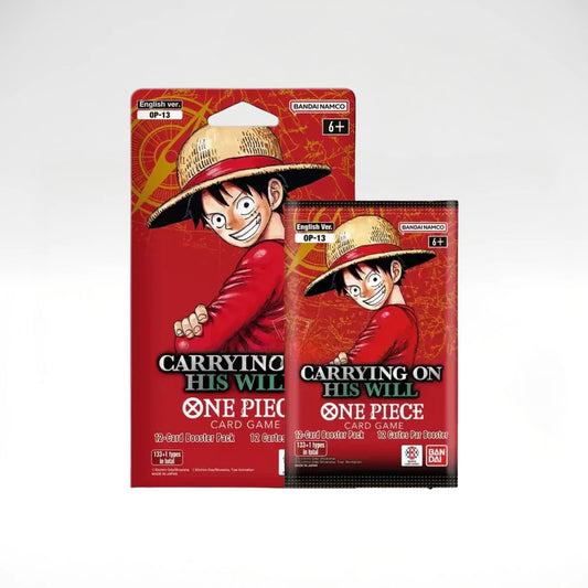 One Piece OP-13 "Carrying on his Will" Sleeved Booster (EN)