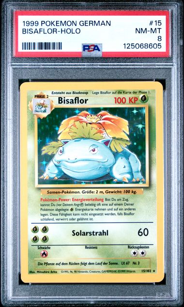 Pokemon Bisaflor – Base Set Holo (DE)
