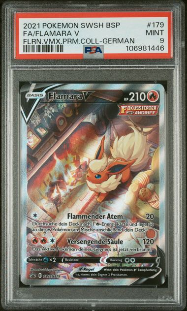 Pokemon Flamara V – Black Star Promo (DE)
