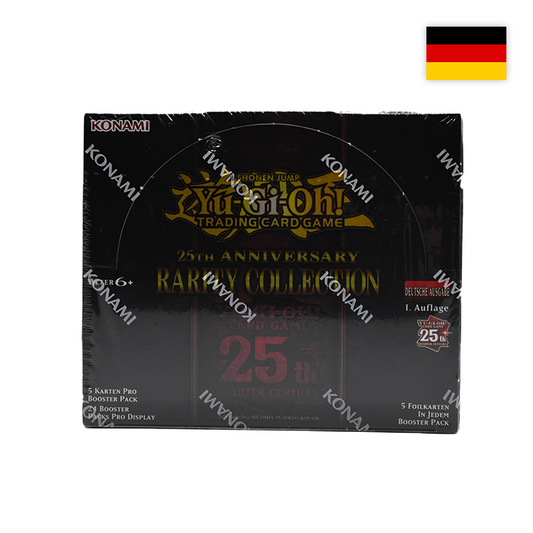 Yu-Gi-Oh! 25th Anniversary Rarity Collection Display (Deutsch)