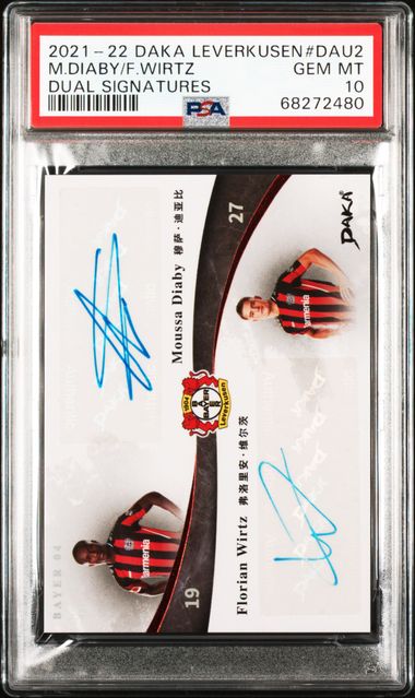 DAKA Bayer 04 Leverkusen – Dual Signatures - M. Diaby / F. Wirtz (10/15)