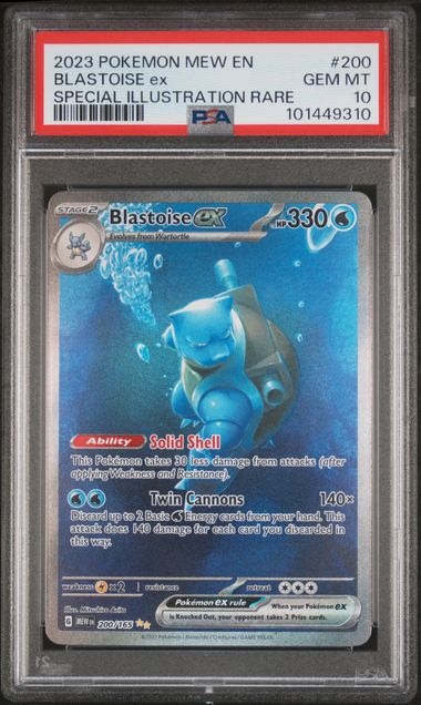 Pokemon Mew / Blastoise ex – Scarlet & Violet 151 (EN)