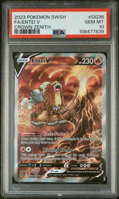 Pokemon Entei V - Crown Zenith (JP)