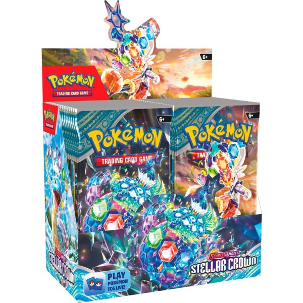 Pokemon Scarlet & Violet Stellar Crown Display (Englisch)