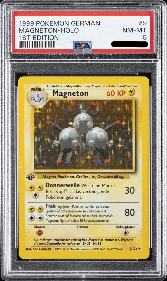 Pokemon Magneton Holo - 1. Edition Base Set (DE)