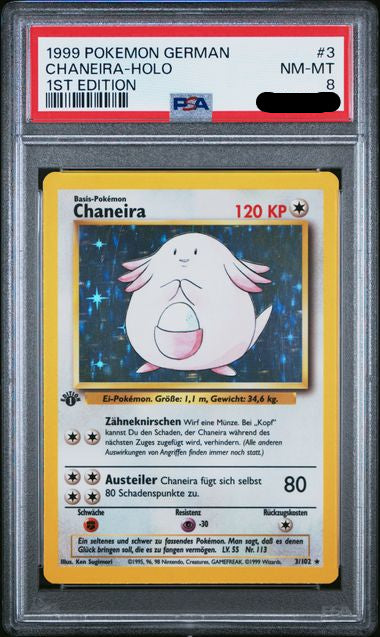 Pokemon Chaneira Holo - 1. Edition Base Set (DE)